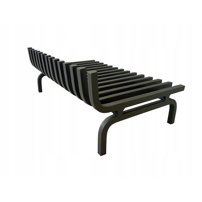 Stilingos stovimos židinio grotelės 55 x 35 briaunelės