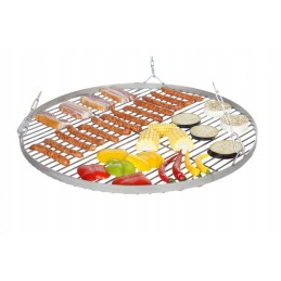 Sodo grilio grotelės 60 cm, nerūdijančio plieno