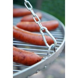 Nerūdijančio plieno grotelės, 70 cm