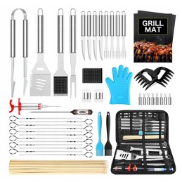 ✅ Grilio reikmenų rinkinys, pilna įranga, 45 vnt