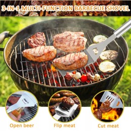 ✅ Grilio reikmenų rinkinys, pilna įranga, 45 vnt