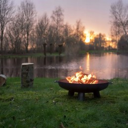 Redfire židinys salo classic, rūdžių spalvos plienas