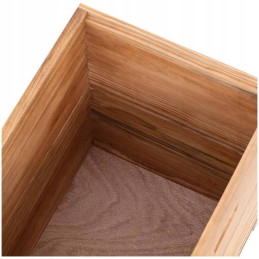 Bičių avilys - 2 rėmeliai ir apatinė kasetė su įėjimo anga - ventiliacijos angomis ir metaliniu dangteliu