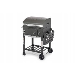 Kampinės sodo kepsninės su anglimis su ketaus grotelėmis