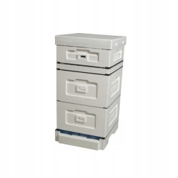 Didžiosios Lenkijos avilys aukštu, higienišku dugnu, nedažytas