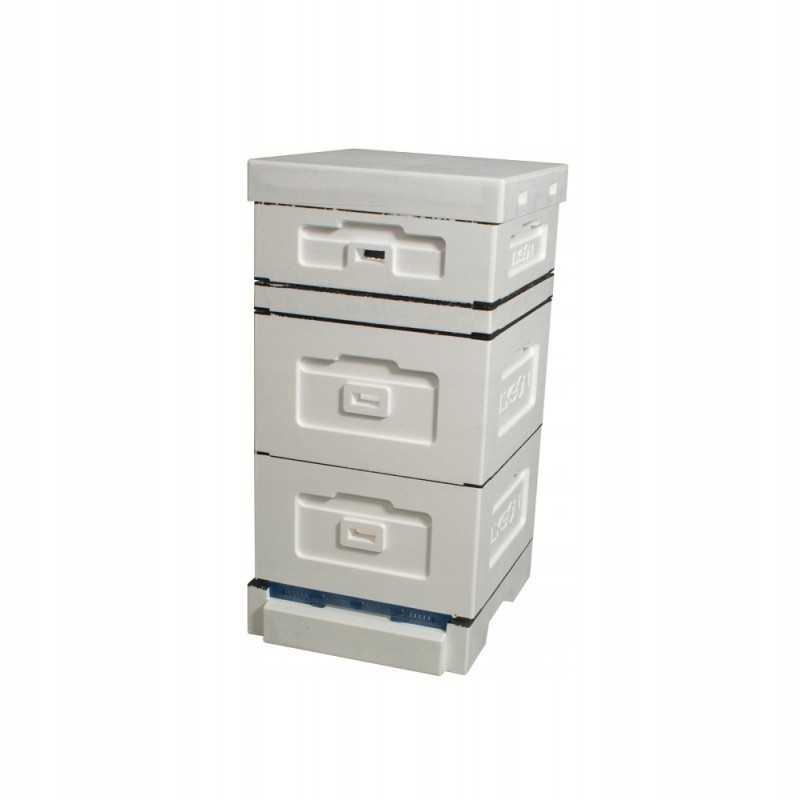 Didžiosios Lenkijos avilys aukštu, higienišku dugnu, nedažytas