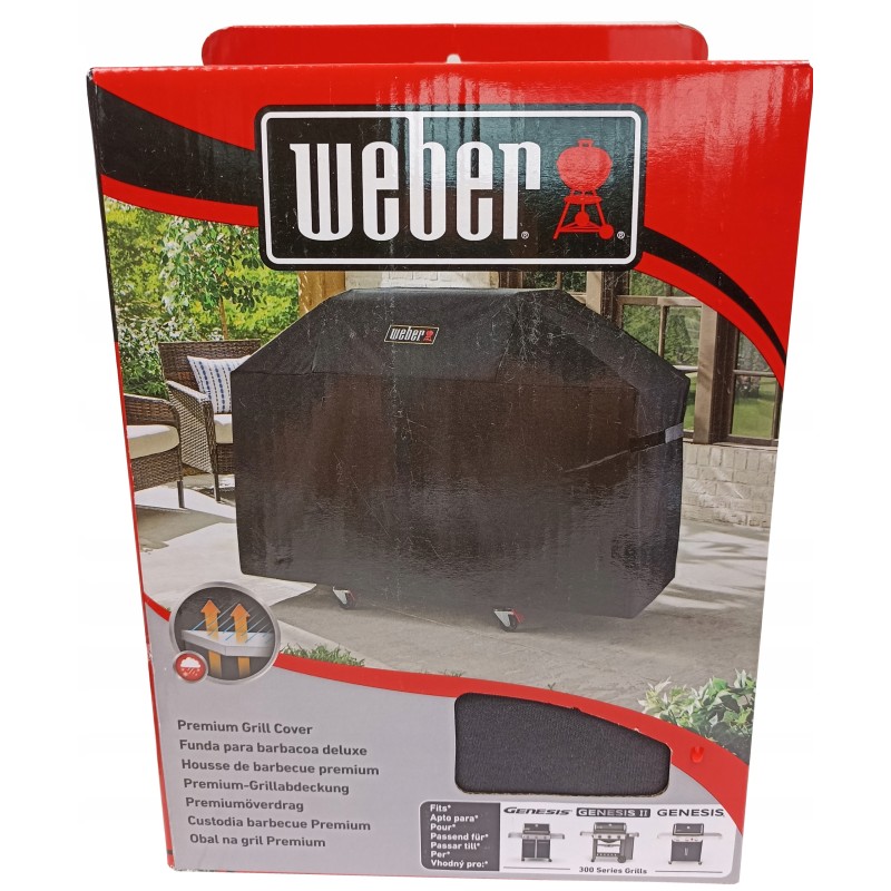 Weber 7194 vandeniui atsparus užvalkalas genesis premium dujinėms kepsninėms 160 x 65 cm