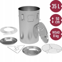 Rūkykla puode 35l 330150 viryklei iki 8kg apkrovai