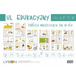 Informacinės lentos edukaciniam bitynui - rinkinyje 10 vnt.