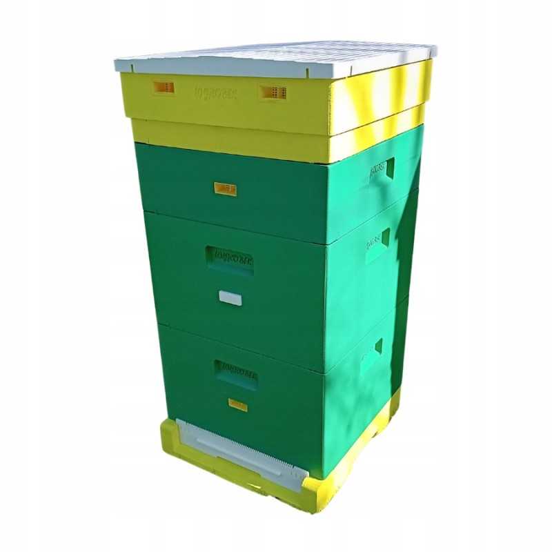 Wielkopolska avilys, 10 rėmų, dažytas polistirolas