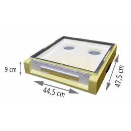 Wielkopolska avilys, 10 rėmų, dažytas polistirolas