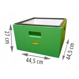 Wielkopolska avilys, 10 rėmų, dažytas polistirolas