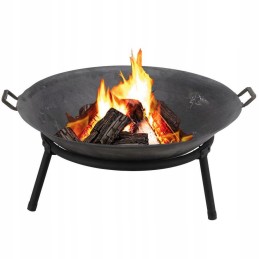 Ketaus židinys su rankenomis, 60 cm, Lumarko