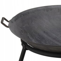 Ketaus židinys su rankenomis, 60 cm, Lumarko