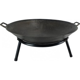 Ketaus židinys su rankenomis, 60 cm, Lumarko