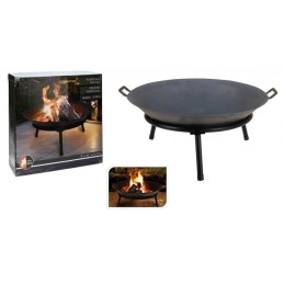 Ketaus židinys su rankenomis, 60 cm, Lumarko