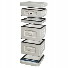 Didžiosios Lenkijos avilys aukštu dugnu, nedažytas