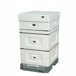 Langstroth avilys su aukštu higienišku plastikiniu dugnu – nedažytas