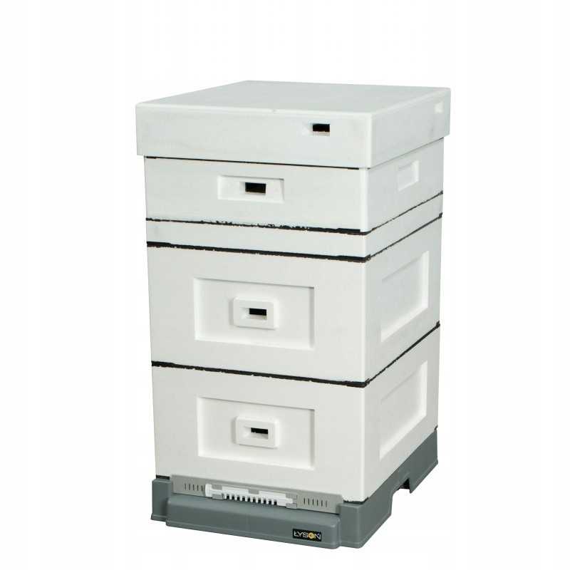 Langstroth avilys su aukštu higienišku plastikiniu dugnu – nedažytas