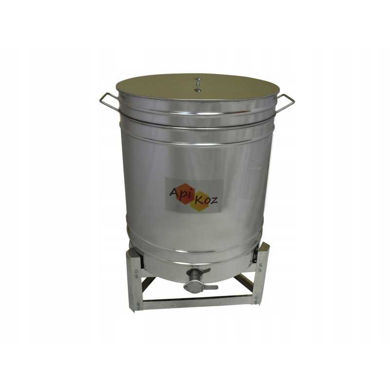 Medaus skaidrintuvas 30l, nerūdijantis plienas su rankenomis - apikoz