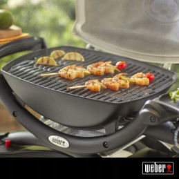 Weber 7644 porcelianinės emaliuotos ketaus kepimo grotelės