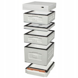 Dadant avilys aukštu dugnu – nedažytas polistirolas