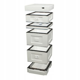 Ul Wielkopolski, 12 rėmelių su higienišku dugnu, nedažytas