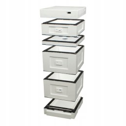 Ul Wielkopolski 12 rėmelių aukštu dugnu, nedažyti