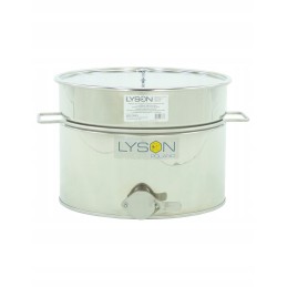 Nerūdijančio plieno medaus skaidrintuvas 30l su rankenomis - plikas