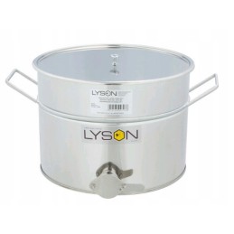 Nerūdijančio plieno skaidrintuvas 30l su nerūdijančio plieno vožtuvu 6 4