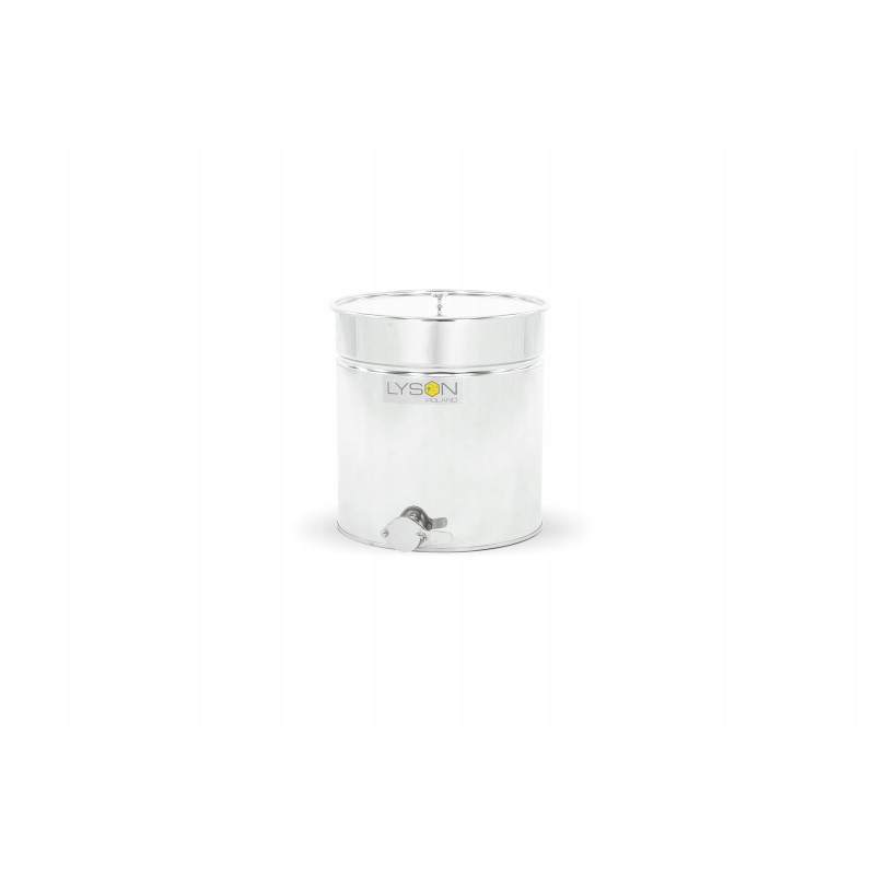 Nerūdijančio plieno skaidrintuvas 50l su nerūdijančio plieno vožtuvu 6 4