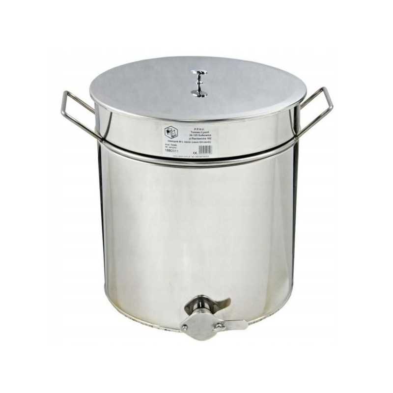 Nerūdijančio plieno skaidrintuvas 30l su 6/4 nerūdijančio plieno vožtuvu