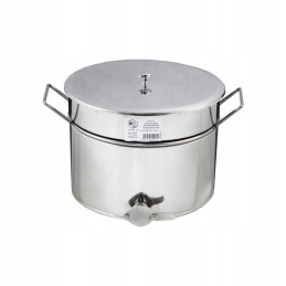 Nerūdijančio plieno skaidrintuvas 30l su 6/4 nerūdijančio plieno vožtuvu