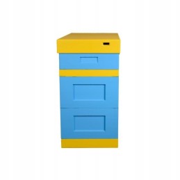 Langstroth avilys žemu dugnu, dažytas polistirolas