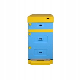 Langstroth avilys žemu dugnu, dažytas polistirolas