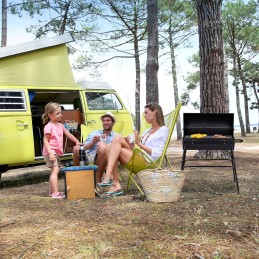 Grilis su anglimis, xxl grilis ant ratukų su dangčiu, reguliuojama ventiliacija, stabili, A x P x A: 96,5 x 103 x 64,5 cm, juoda