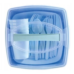 Smukee turistinis pikniko rinkinys 6 asmenims, 32 elementai