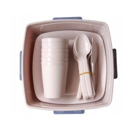 Smukee turistinis pikniko rinkinys 6 asmenims, 32 elementai