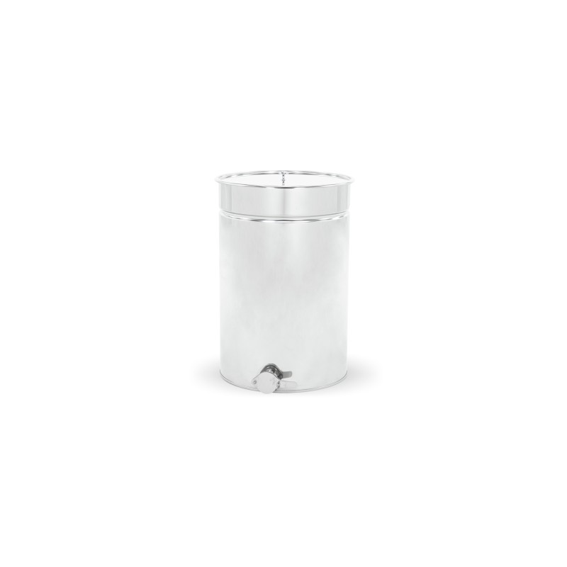 70 litrų talpos nerūdijančio plieno skaidrintuvas su 6/4' vožtuvu.