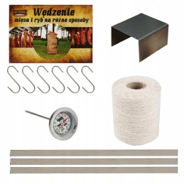 Plieninė sodo rūkykla 50 cm su durelėmis ir kaminu