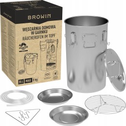 Naminė rūkykla 35l puode dujinei viryklei browin 330150