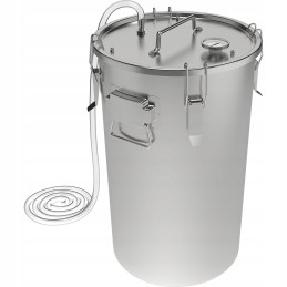 Naminė rūkykla dujinei viryklei nerūdijančio plieno puode, 35l, 8kg apkrova