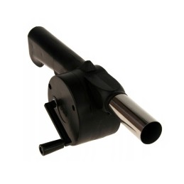 Grilis su anglimis, sodo termometras, dengia dvi dideles groteles, nemokamas pūstuvas