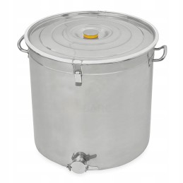 100 l nerūdijančio plieno skaidrintuvas su Brctech rankenomis ir užsegimais