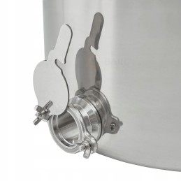 100 l nerūdijančio plieno skaidrintuvas su Brctech rankenomis ir užsegimais