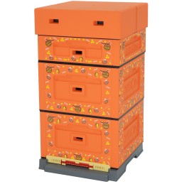 Wielkopolska Optima avilys, oranžinis, nesusuktas bičių atspaudas