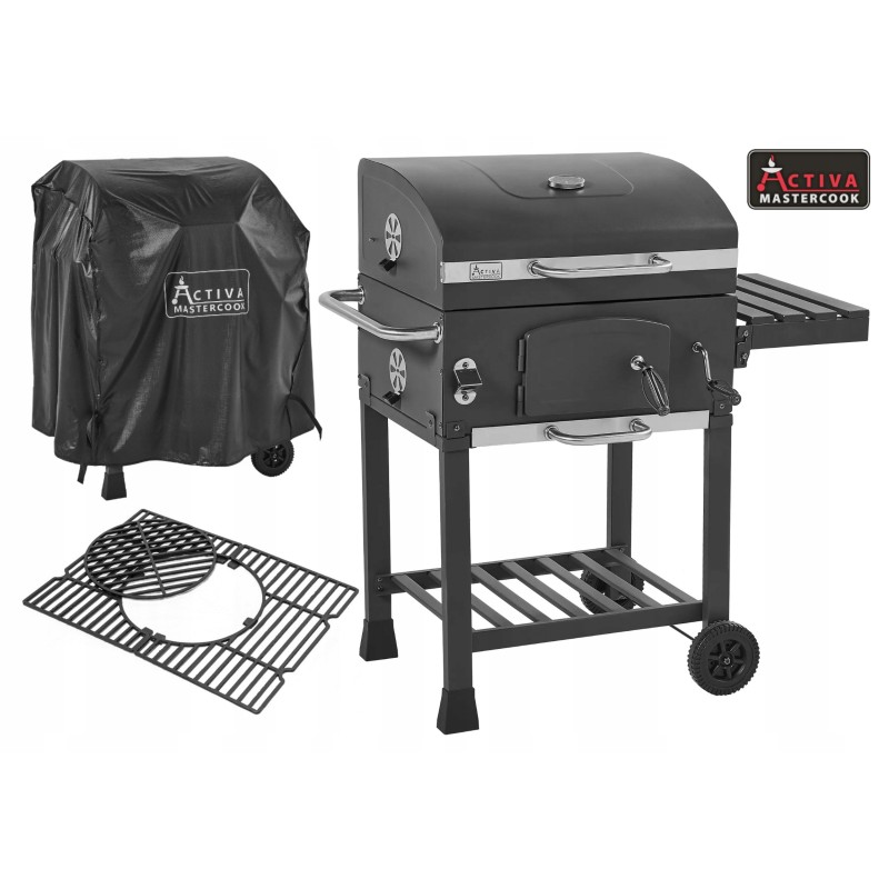 Activa Angular anglies kepsninė su modulinėmis didelėmis ketaus grotelėmis