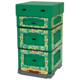 Wielkopolska optima avilys, tamsiai žalias, lapų atspaudas, nesusuktas