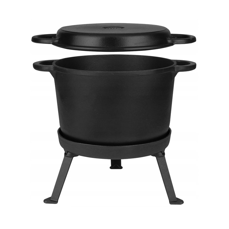 Rossner stovimas katilas 3in1 ketaus puodas 15l mk605 nemokamas ugnies paleidiklis