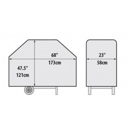 Broil king - aukščiausios kokybės viršelis baron series 500 | nuospaudas 90.40
